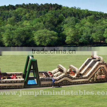 Big inflatable obstacle course for Adults giantt inflatable games China Inflatable adventure challenge Jumping zone