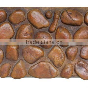 PU face pebble,exterior stone,interior panel,decorative stone panel