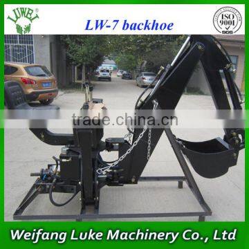 China 4WD tractor with PTO driven backhoe for sale