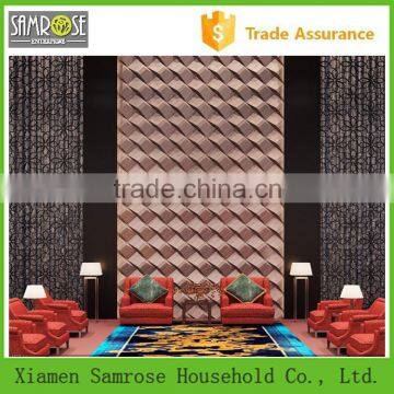 2015 New Design Professional Supplier Eco-friendly Modern Hotel Hall Decorative 3d Wall Panels China Home Decor Wholesale Xiamen