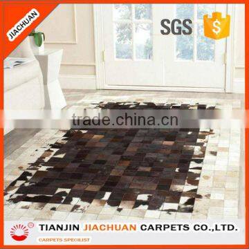 cowhide material natural patchwork cowhide rug