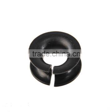 black round nylon thimbles used for nylon ropes