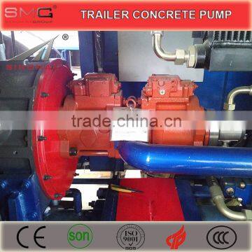 HOT Sale! 60m3/h Diesel Engine Trailer Concrete Pump for Sale With CE Certificated photo-3