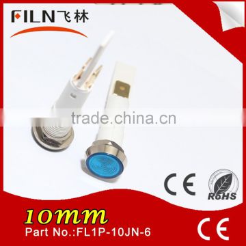 10mm high brightness coffee machine led panel light 12 volt blue led light exterior indicator light