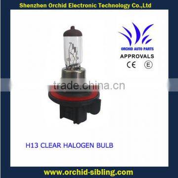 H13 clear halogen 12v car bulbs