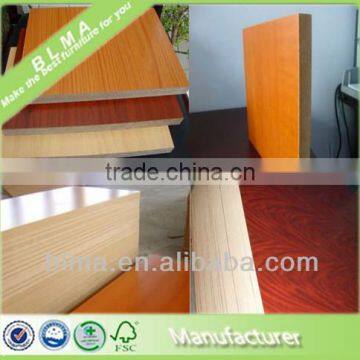 high quality melamine mdf panel for furniture