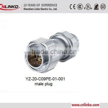 Made in China 9 Pin Stage Lighting Male Cable Connector Waterproof Electric Connector IP67 Metal Quick Connector photo-3