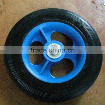 solid rubber wheel 7"x1.75"