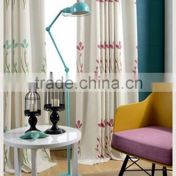 Home decor embroidery design Insia curtain fabric