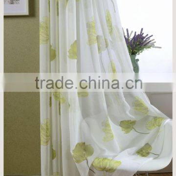 Luxury 100% polyester curtain printed finished turkish curtain fabric