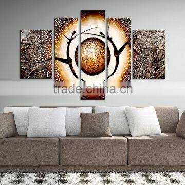 Free Sample group modern oil painting acrylic wall decoration