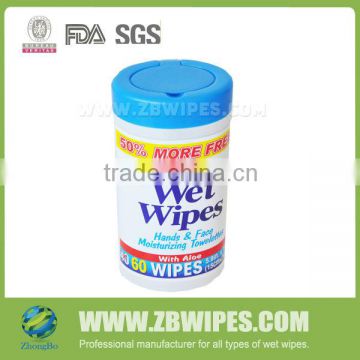 Face and Hands Cleaning Disinfectant Wipes Towlettes