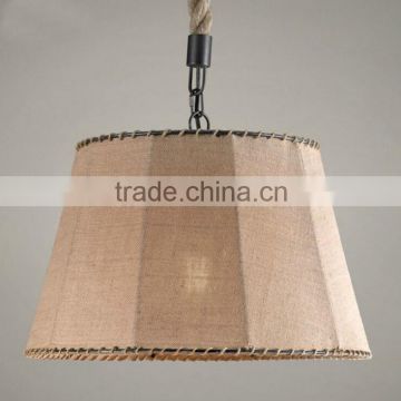 Linen Light Covers drop light chandelier RH Edison retro industrial grapefruit iron chandelier