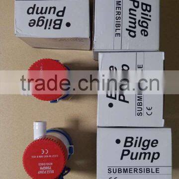 Manufactory 2000 GPH 12V-24V Submersible Bilge Pump with boat pump