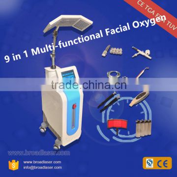 Hot! Effective Oxygen Jet Peel Facial Oxygen Jet Facial Machine Skin Care Machine For Eyebag Removal Microdermabrasion