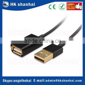 Hot selling wholesale 480 mbps data transfer rate cable type a male to female usb 2.0 extension cable 100m