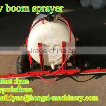 Trailed agricultural atv boom sprayer
