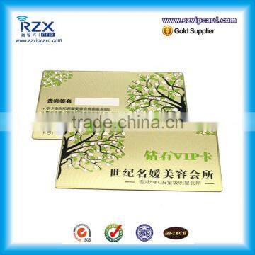 Credit Card Size 85.5*54mm Gold Metal Card for Business photo-3