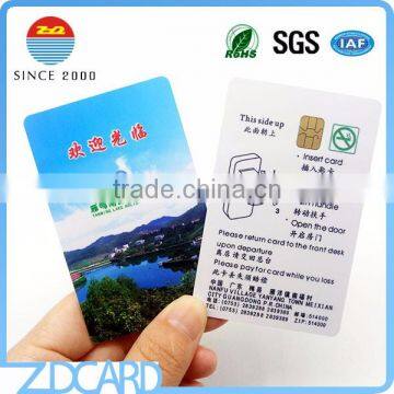 Contact Smart PVC Hotel Key Card For Access Control