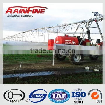 Porfessional Supplier Alibaba Wheel Irrigation System with End Spray Sprinkler