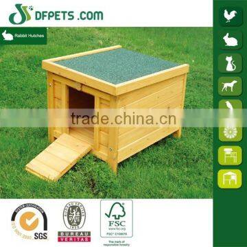 Waterproof Wooden Rabbit Farming Cage small design