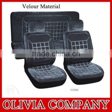 New design velour car seat cover