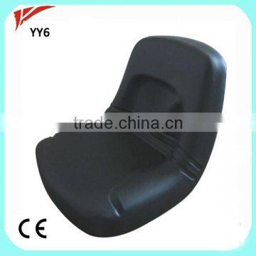 High back ride on vacuum sweeper seat for cleaning equipment