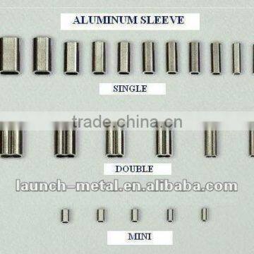 single Aluminium Sleeves,doublf Aluminium Sleeves, mini Aluminium Sleeves