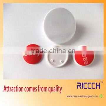 White Magnetic Clip With Logo D3.8x3.8mm photo-2