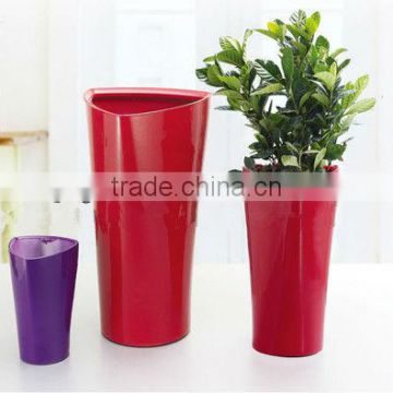 colorful plastic flower pot