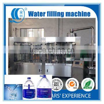 Automatic big manual bottle mineral water filling and sealing machine