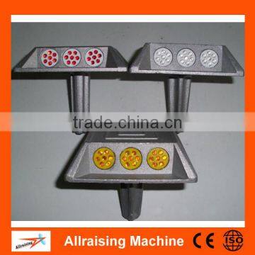 Highly Reflective 42 Glass Beads Aluminium Stainless Steel Road Stud photo-2