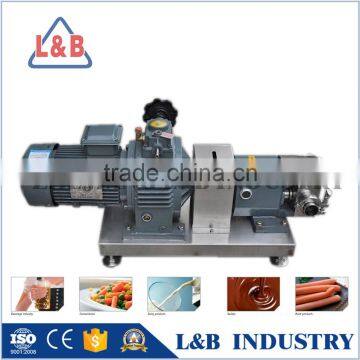 Food Grade Industrial Double Impeller Steel Meat Paste Pump