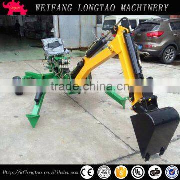 Trailer Towable Self Powered 9hp Backhoe With CE Approved photo-4
