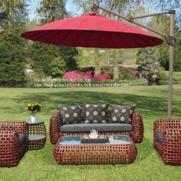 Three Seater Sofa Single Double Coffee Table Side Table Powder Coating Aluminum Frame10cm Seat Cushion Axvision 1 Pillow