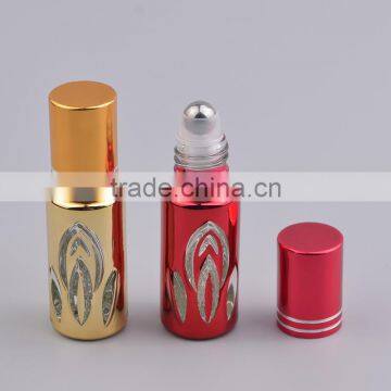 New Design 3ml Mini Essential Oil Stainless Steel Roller Ball Glass Roll on Perfume Bottle With Aluminum Cap photo-5