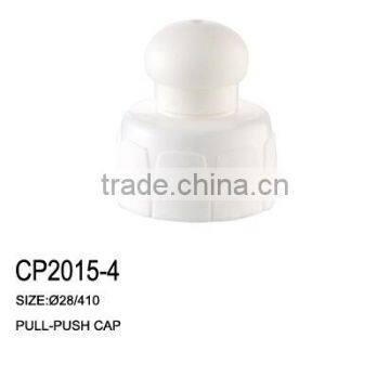 Liquid Bottle Reusable Non Spill Plastic Pull Push Cap photo-2