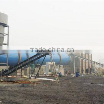 No pollution lignite/brown coal/coal slime rotary dryer with safety operation