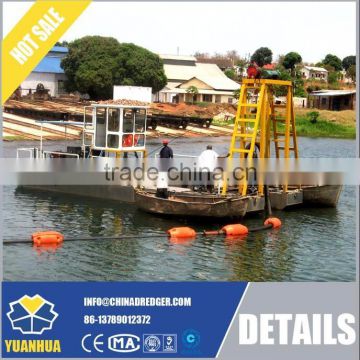 Suction diesel engine dredger , easy to transport