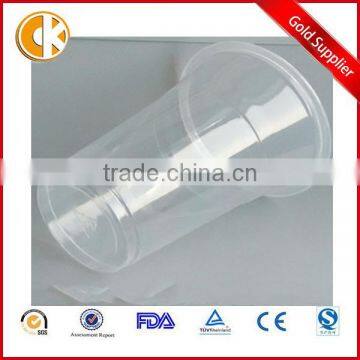 Clear custom printed pp plastic water cup