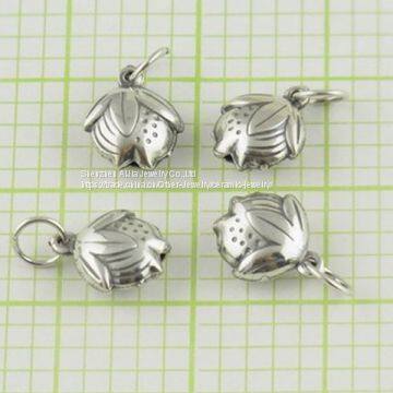 925 Solid Sterling Silver Beads Skate Charm Fashion 12 * 10mm