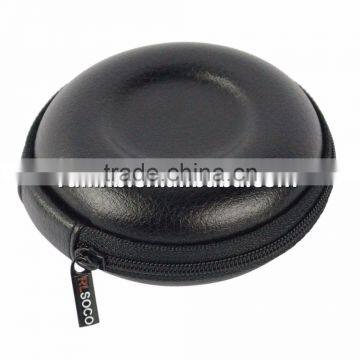 Unique Round PU Eva Earphone Case Eva Earphone Carrying Case photo-4