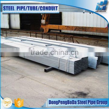 75*75*1.3 galvanized square and rectangular hollow section