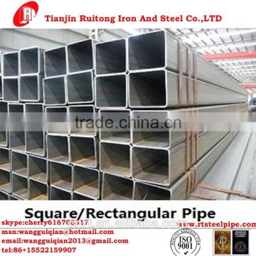 Black Square And Rectangular Hollow Section Pipes/ Tubes ASTM A500