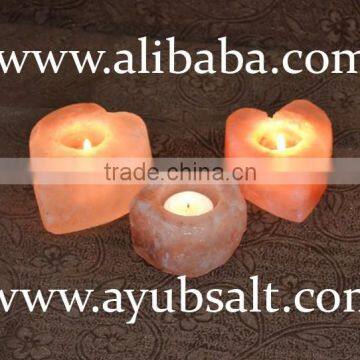 SALT TEA LIGHT/CANDLE HOLDER