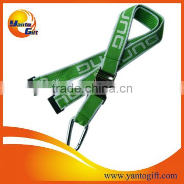 Carabiner neck lanyard straps