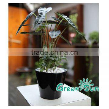 High Quality Chinese Factory Flower Pots And Planter Flower Bucket Planter Black Plant Planters Wholesale