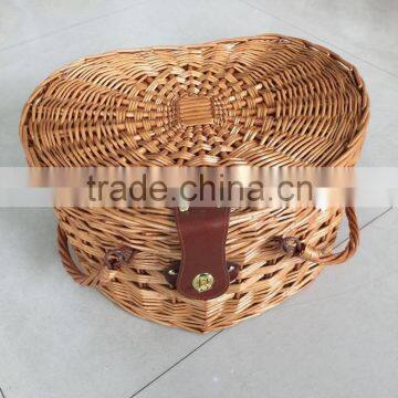 2017 Large wicker picnic baskets with lid