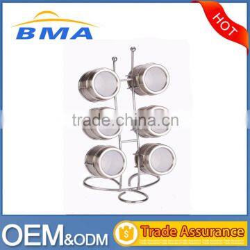 Stainless Steel Magnetic Spice Container Kitchen Spice Rack photo-5