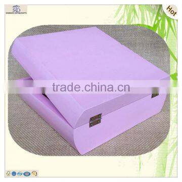 Small Colorful Round Corner Wooden Jewellery Packaging Box photo-3